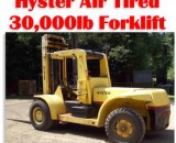 30,000lbs. Hyster H300-A Air-Tired Forklift 1