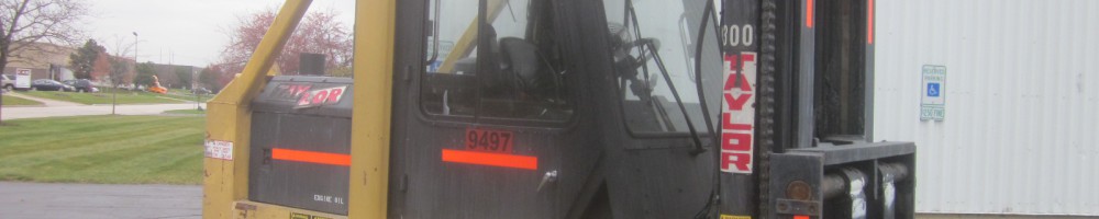 30,000lbs. Taylor Hard-Tired Forklift 2