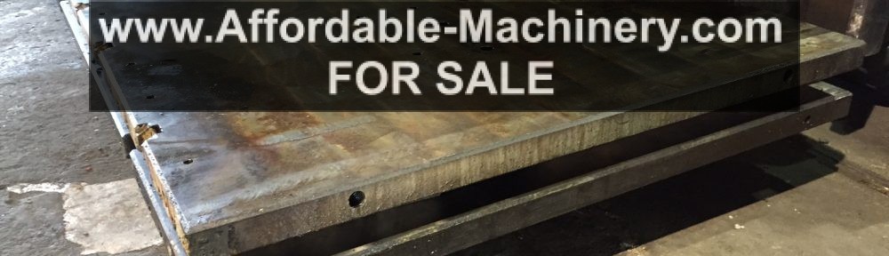 Bolster Plate - 144 x 90 x 4 For Sale